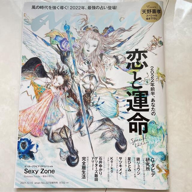 マガジンハウス(マガジンハウス)のanan増刊 スペシャルエディション 2022年前半 あなたの恋と運命 エンタメ/ホビーの雑誌(その他)の商品写真