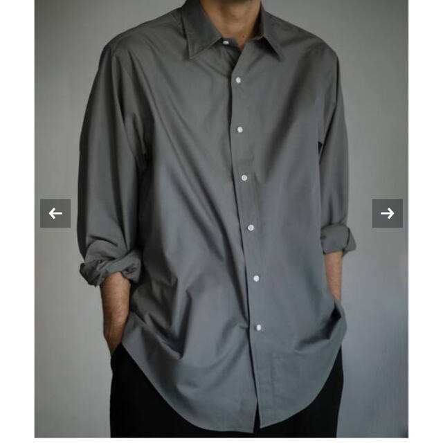 LE / エルイー　WIDE Reguler Shirts グレー　サイズ2