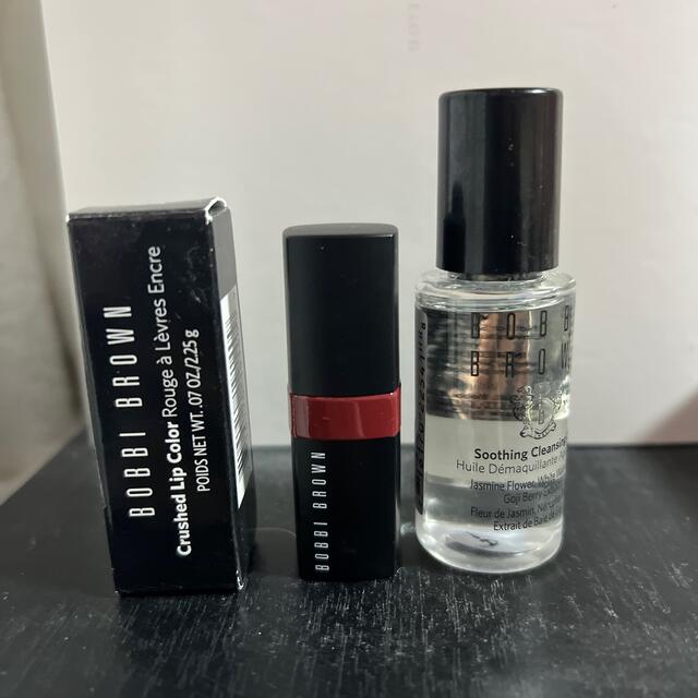 BOBBI BROWN(ボビイブラウン)のBOBBI BROWN ミニリップ&クレンジングオイル コスメ/美容のベースメイク/化粧品(口紅)の商品写真