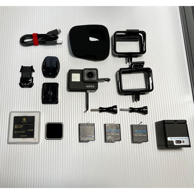 GoPro 7 Black 本体 付属品付き アクションカム 【希少!!】 18900円