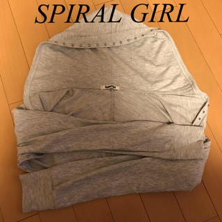 スパイラルガール(SPIRAL GIRL)のSPIRALGIRL スパイラルガール ボレロ ショートパーカー フーディー(パーカー)