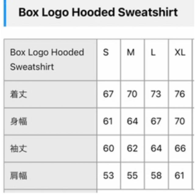 supreme Box Logo Hooded Sweatshirt　2021