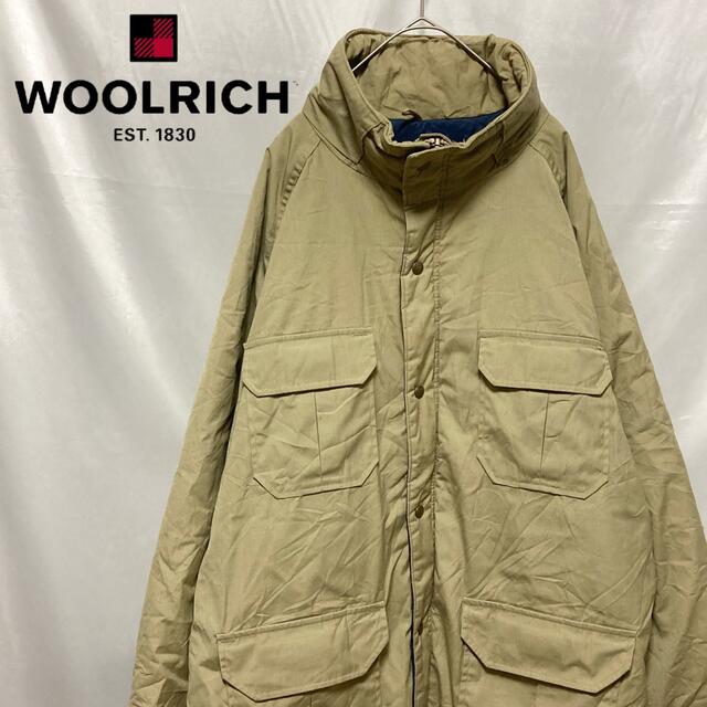 WOOLRICH ウールリッチ マウンテンジャケット ベージュ M-65 | フリマアプリ ラクマ