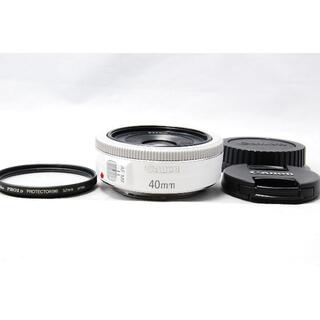キヤノン(Canon)のCanon EF 40mm F2.8 STM ホワイト(レンズ(単焦点))