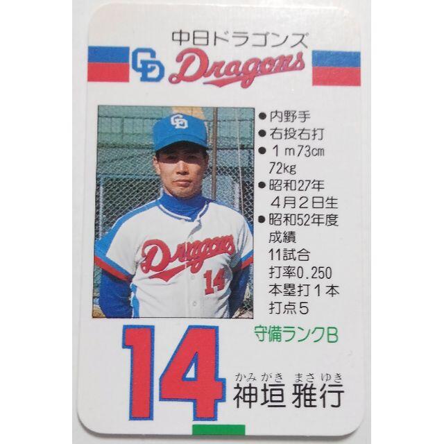 だいさん様専用 タカラ プロ野球ゲーム 神垣雅行 53年 中日 だいさん様専用 タカラ プロ野球ゲーム 神垣雅行 53年 中日