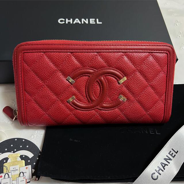 ★専用★CHANEL シャネル フィリグリー 長財布 キャビアスキン