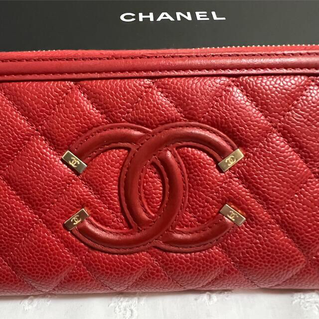 CHANEL(シャネル)の★専用★CHANEL シャネル フィリグリー 長財布 キャビアスキン レディースのファッション小物(財布)の商品写真