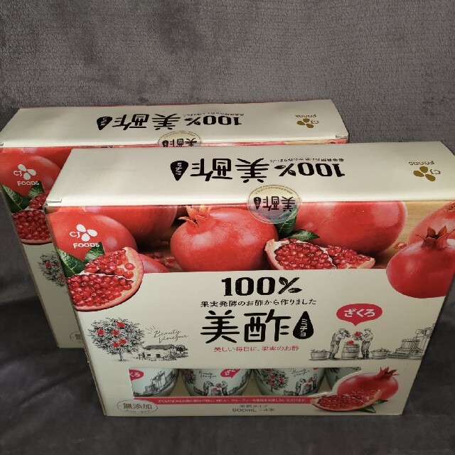 コストコ　美酢 (ミチョ) ザクロ酢 900ml x 8本（4本入り×2）