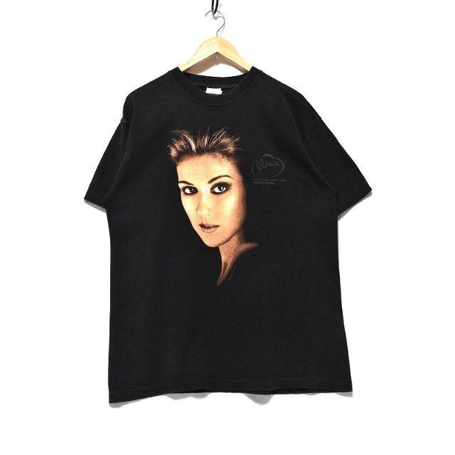 ＠美品 セリーヌ ディオン Celine Dion ツアーTシャツtt102 L