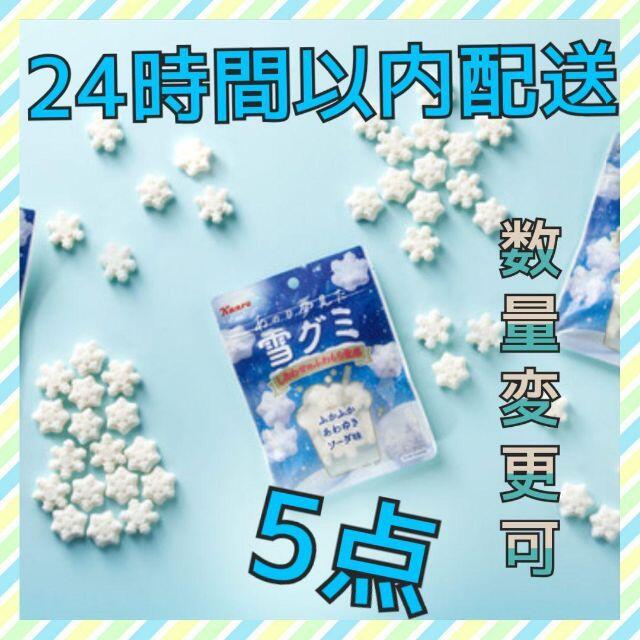 あの日夢みた 雪グミ しあわせのふわもち食感 ふわふわあわゆきソーダ味 5点 食品/飲料/酒の食品(菓子/デザート)の商品写真