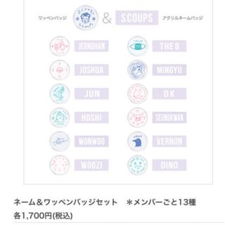 SEVENTEEN ネーム＆ワッペンバッジセット ジョンハン