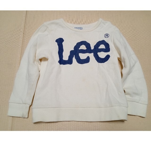 Lee オフホワイト トレーナー 120 キッズ/ベビー/マタニティのキッズ服男の子用(90cm~)(Tシャツ/カットソー)の商品写真