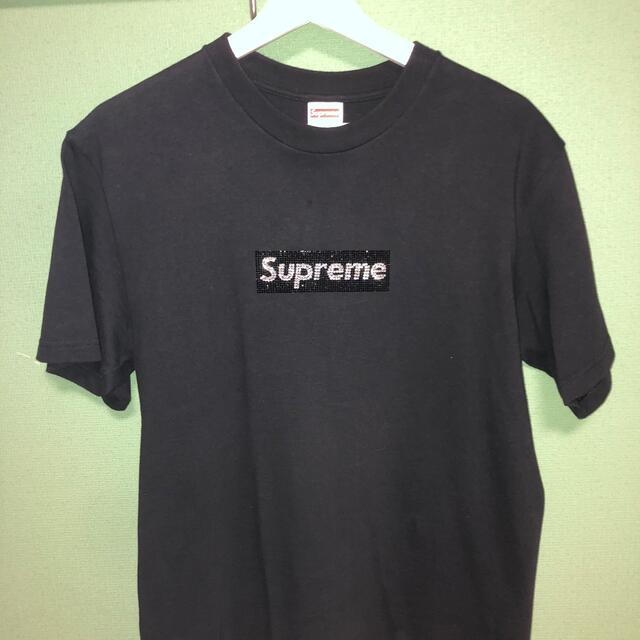 シュプリーム  ✖️スワロフスキー　Box logo tee Sサイズ