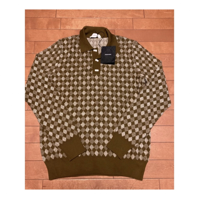 新品未使用タグ付き NAMACHECO 21AW DIAMOND POLO - ニット/セーター