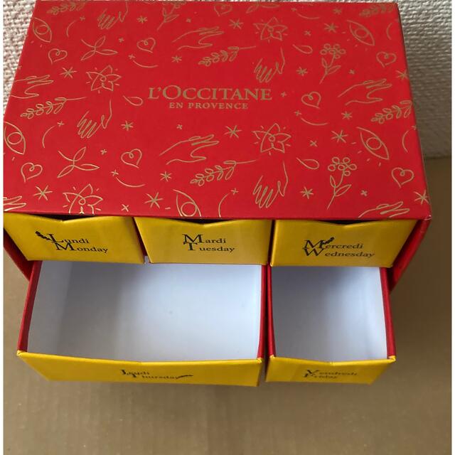 L'OCCITANE(ロクシタン)のロクシタン引き出しボックス&GODIVAハート缶セット インテリア/住まい/日用品のインテリア小物(小物入れ)の商品写真