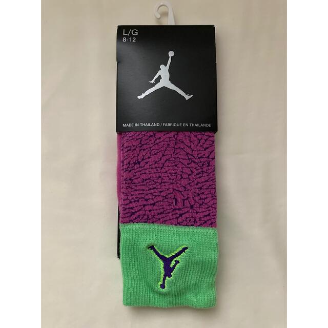 NIKE(ナイキ)の【新品】日本未発売!AIR JORDAN CREW SOCK 27-30㎝ メンズのレッグウェア(ソックス)の商品写真