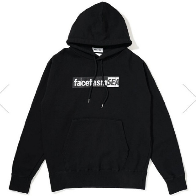 SEA(シー)のXL★FACETASM X WDS HOODIE / BLACK FACE-01 メンズのトップス(パーカー)の商品写真