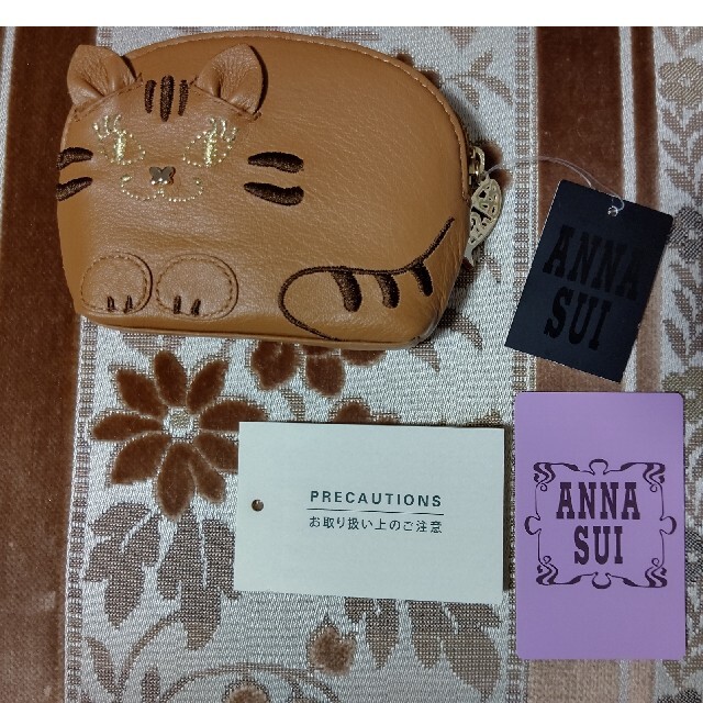 ANNA SUI(アナスイ)のANNA SUI❤️新品、猫の革ポーチ レディースのファッション小物(コインケース)の商品写真