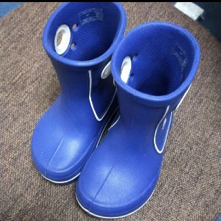 クロックス(crocs)の専用 CROCS クロックス 長靴 レインブーツ C6/7 14cm 青 ブルー(長靴/レインシューズ)