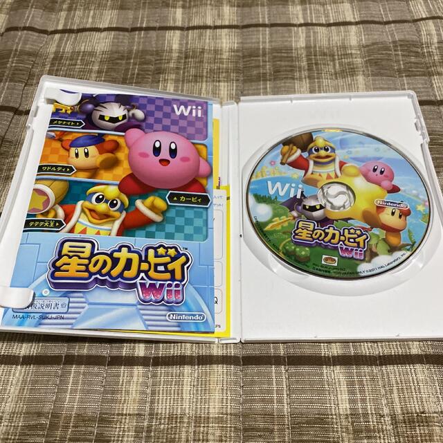 任天堂(ニンテンドウ)の星のカービィ Wii エンタメ/ホビーのゲームソフト/ゲーム機本体(家庭用ゲームソフト)の商品写真