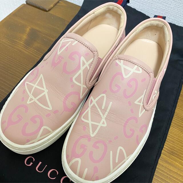 Gucci - GUCCI グッチ ゴースト スリッポン スニーカー レディースの ...