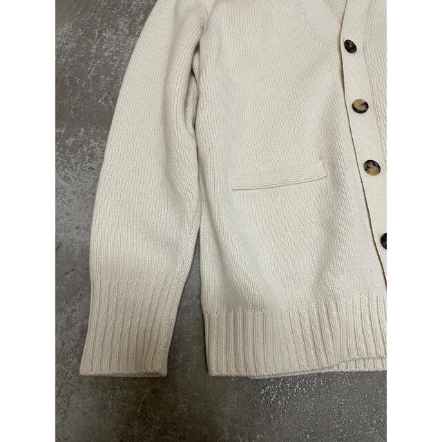 COMOLI(コモリ)の【xxx様専用】【美品】HEUGN Clark ivory size 3  メンズのトップス(カーディガン)の商品写真