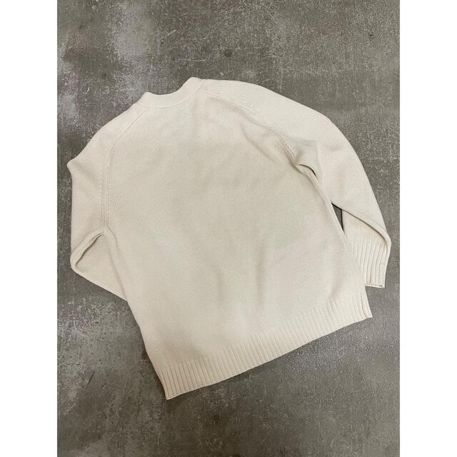 COMOLI(コモリ)の【xxx様専用】【美品】HEUGN Clark ivory size 3  メンズのトップス(カーディガン)の商品写真