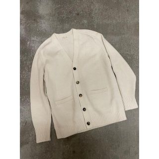 コモリ(COMOLI)の【xxx様専用】【美品】HEUGN Clark ivory size 3 (カーディガン)