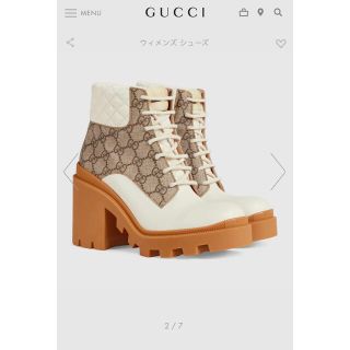 グッチ(Gucci)のグッチ　GG ウィメンズ アンクルブーツ(ブーツ)