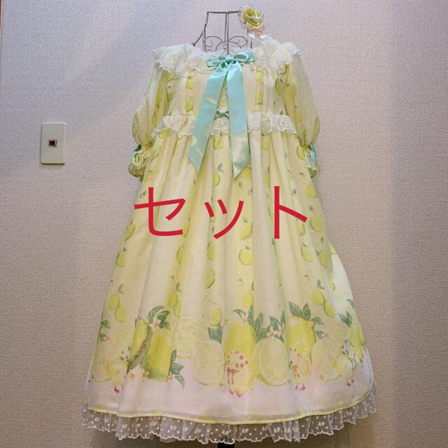 angelic pretty Fruity Lemon ワンピース　ヘアクリップ