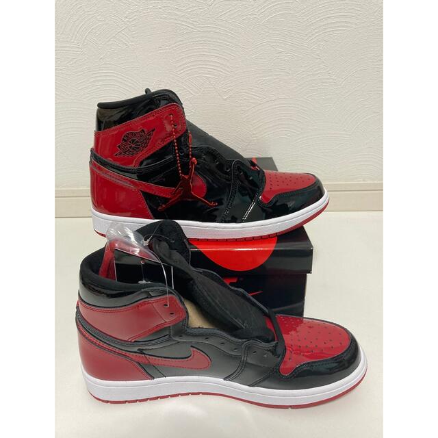 NIKE(ナイキ)のNike Air Jordan 1 High OG Patent Bred メンズの靴/シューズ(スニーカー)の商品写真