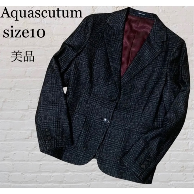 Aquascutum アクアスキュータム 美品　テーラードジャケット　サイズ10