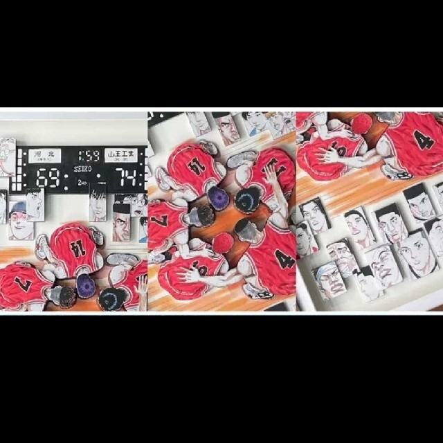 🏀スラムダンク SLAM DUNK◎立体 3D ・桜木 流川 絵画40の通販 🏀スラムダンク SLAM DUNK◎立体 3D ・桜木 流川 絵画40の通販