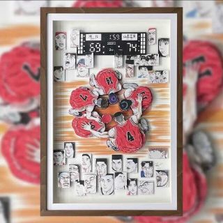 🏀スラムダンク　SLAM DUNK◎立体 3D  ・桜木　流川　絵画40(絵画/タペストリー)