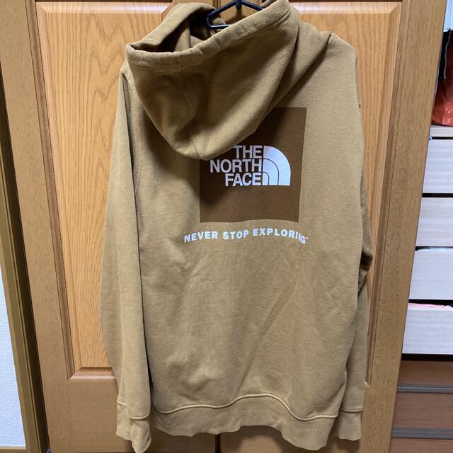 THE NORTH FACE(ザノースフェイス)の《希少カラー》ノースフェイス　パーカー  L バックデカロゴ キャメル メンズのトップス(パーカー)の商品写真