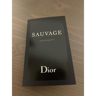 クリスチャンディオール(Christian Dior)のChristian Dior ソヴァージュ　香水　サンプル　ミニ(香水(男性用))