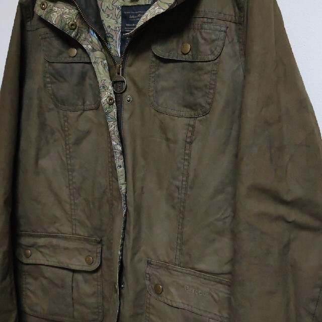 Barbour(バーブァー)のBarbour バブアー ラスキン ワックスユーティリティジャケット カーキ メンズのジャケット/アウター(ミリタリージャケット)の商品写真