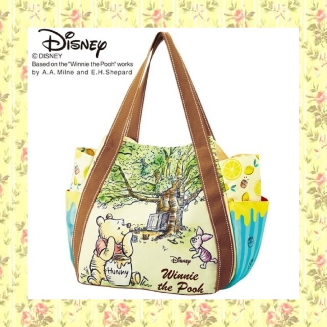 Disney(ディズニー)のくまのプーさん♡バルーンバッグ♡トートバッグ♡マザーズバッグ♡ディズニー レディースのバッグ(トートバッグ)の商品写真