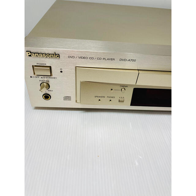 Panasonic(パナソニック)のPanasonic DVD-A700 DVD スマホ/家電/カメラのテレビ/映像機器(DVDプレーヤー)の商品写真