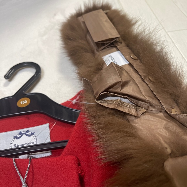 Rirandture(リランドチュール)のリランドチュール　コート　サイズ1  赤 レディースのジャケット/アウター(ロングコート)の商品写真