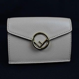 フェンディ(FENDI)のフェンディ　三つ折り財布　ミニ財布　ミニウォレット　エフイズ　美品　8M0395(財布)