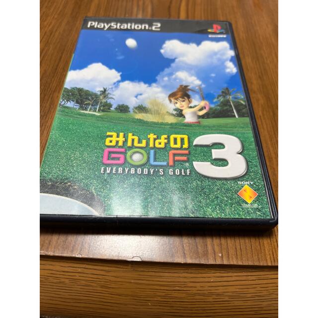 SONY(ソニー)のみんなのゴルフ3 エンタメ/ホビーのゲームソフト/ゲーム機本体(家庭用ゲームソフト)の商品写真