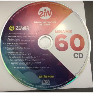 ズンバ(Zumba)のzumba megamix60 CD メガミックス　ズンバ(クラブ/ダンス)