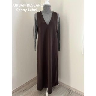 アーバンリサーチ(URBAN RESEARCH)の新品！アーバンリサーチサニーレーベル★ジャンパースカート(ロングワンピース/マキシワンピース)