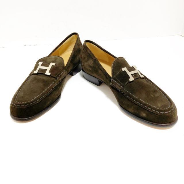 Hermes - エルメス ローファー 37 1/2 レディース -の通販 by ブラン