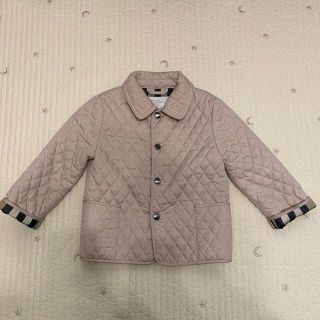 バーバリー(BURBERRY)のバーバリー　キルティング　コート　24M ピンク(ジャケット/上着)