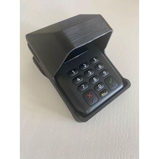 エアペイ 楽天ペイ カードリーダー 目隠しスタンド 黒 《覗き見防止