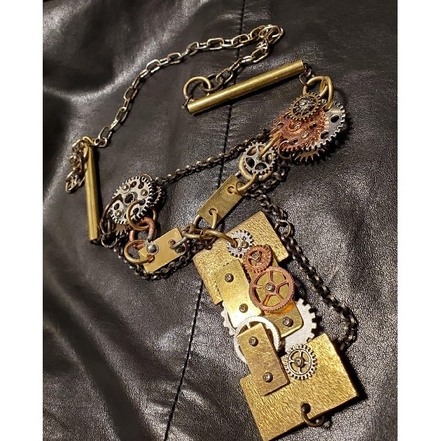 STEAMPUNK Handmade necklace メンズのアクセサリー(ネックレス)の商品写真