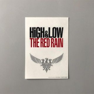 エグザイル トライブ(EXILE TRIBE)のHIGH&LOW THE RED RAIN ステッカー 非売品(ステッカー)