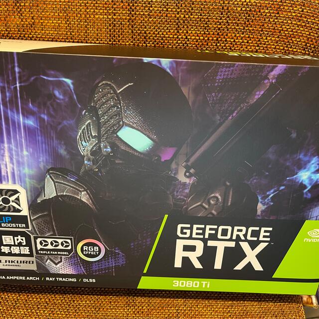 玄人志向 NVIDIA GeForce RTX3080 美品